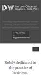 Mobile Screenshot of dmwadelaw.com